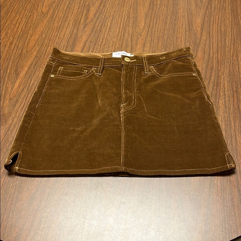 Frame corduroy mini skirt, size 29‎